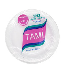 TAMI PLATES PLASTIC 20x15.5cm