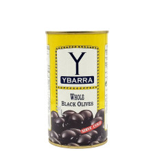 YBARRA OLIVES BLACK WHOLE 350g