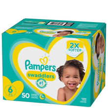 PAMPERS SWADDLERS SUPER #6 50s
