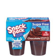SNACK PACK PUDDING CHOC SF 368g