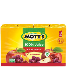 MOTTS 100% FRUIT PUNCH 8x6.75oz