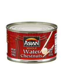 ASIAN GOURMET WATER CHESTNUTS WHOLE 8oz