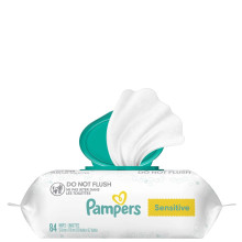 PAMPERS WIPES SENSITIVE 84s
