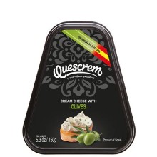 QUESCREM CREAM CHEESE OLIVES 150g