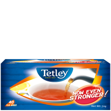 TETLEY TEA REGULAR 40s