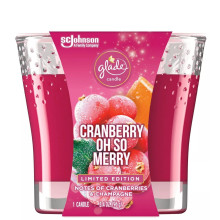 GLADE CANDLE CRANBERRY OH SO MERRY 3.4oz