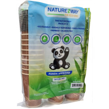Naturezway Cups, w/ Lids, Disposable, Bamboo, Value Pack - 30 cups
