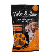 TOTO & LEO DOG TREATS CHICKEN JERKY 60g