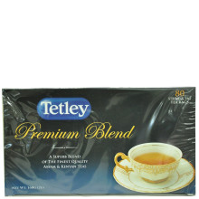 TETLEY TEA PREMIUM BLEND BLACK 80s