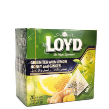 LOYD TEA GREEN LEMON HONEY GINGER 40g