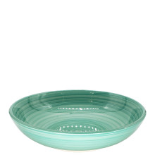 TOGNANA GREEN BOWL PLATE 8in