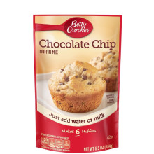 BETTY CRKR MUFFIN CHOCOLATE CHIP 184g