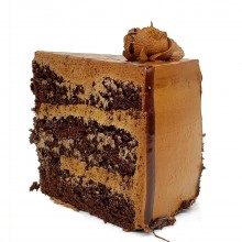 CAKE ROUND CHOCOLATE SLICE 1ct