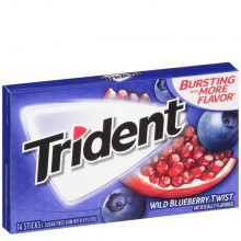 TRIDENT TWIST WILD BLUEBERRY 14s
