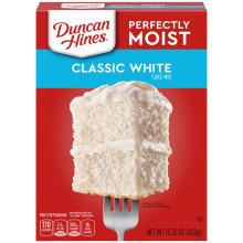 DUNCAN HINES CAKE CLASSIC WHITE 15.25oz