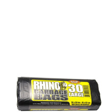 RHINO GARBAGE BAGS LRG 30s