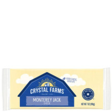 CRYSTAL FARMS MONTERREY JACK BLK 7oz