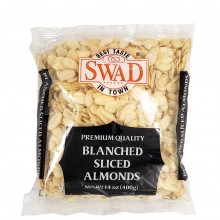 SWAD ALMONDS SLICED BLANCHED 14oz
