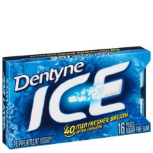 DENTYNE ICE MINTS PEPPERMINT 16s