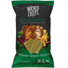 WICKED CRISPS SPINACH PARMESAN 4oz