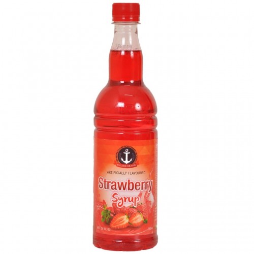 ANCHOR SYRUP STRAWBERRY 750ml