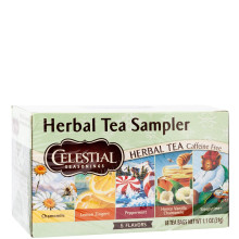 CELESTIAL TEA HERBAL SAMPLER 20s