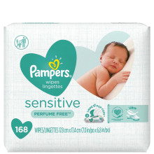 PAMPERS WIPES SENSITIVE RF 168s