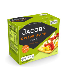 JACOBS CRISPBREADS CHIVE 5pk