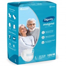 DIGNITY ADULT DIAPERS LARGE 10s