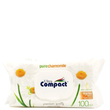 ULTRA COMPACT WIPES PURE CHAMOMILE 100s