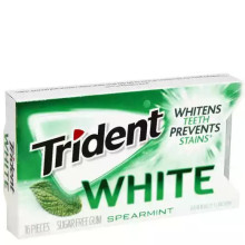 TRIDENT GUM WHITE SPEARMINT 16s
