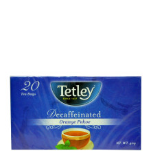 TETLEY TEA ORANGE PEKOE DECAFFEINATD 20s