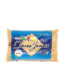 THREE JEWELS RICE PARBOILED 800g