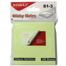 XING LI STICKY NOTES 3x3in 100s