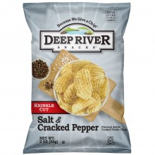 DEEP RIVER KETTLE CHIPS SALT PEPPER 2oz