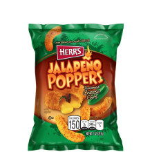 HERRS CHEESE CURLS JAL POPPERS 28.4g