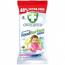 GREEN SHIELD WIPES FOOD SURFACE 70s