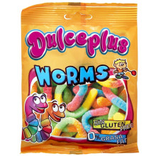 DULCEPLUS SOUR WORMS 100g