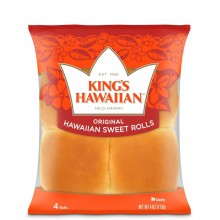 KINGS HAWAIIAN ROLLS SWEET 4ct