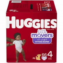 HUGGIES LITTLE MOVERS #4 66s