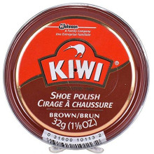 KIWI SHOE POLISH BROWN 1.125oz