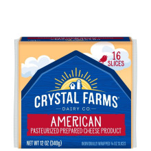 CRYSTAL FARMS AMERCAN SLICE 12oz