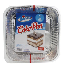 HOSTESS CAKE PAN SQUARE W/LID 1ct