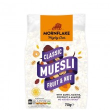 MORNFLAKE MUESLI FRUIT & NUT 750g