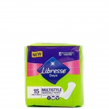 LIBRESSE DAYS PANTYLINERS M/STYLE 15s