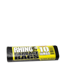 Jumbo Black Bulk Garbage Bags - 38x50x2mil (case) - Rhino - A. Moses &  Sons Ltd.