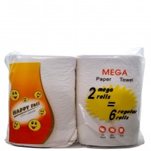 HAPPY FACE PAPER TOWEL MEGA 2x320s