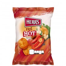 HERRS POTATO CHIPS RED HOT 3.5oz