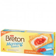 DARE BRETON MORNING TOAST OAT HONEY 250g