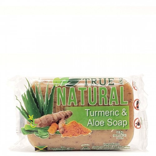 TRUE & NAT SOAP TURMERIC & ALOE 4oz